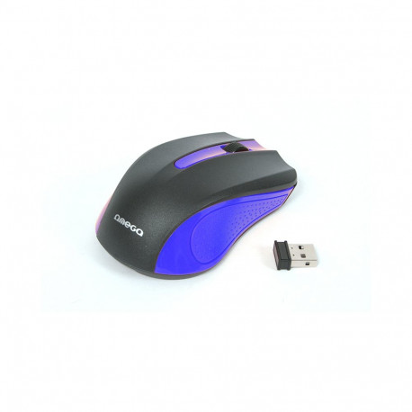 MOUSE OMEGA OM-419 WIRELESS 2,4GHz 1000DPI BLUE USB