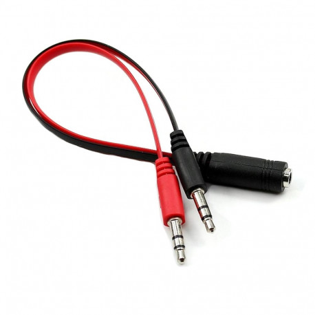 OMEGA JACK IN 3.5 - 2X JACK 3.5 ADAPTER BULK [45506]