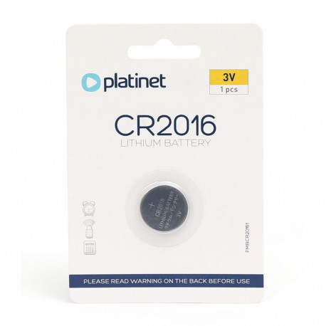 PLATINET BATTERY CR2016 BLISTER*1