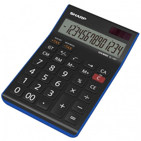 SHARP CALCULATOR DESKTOP BOX ELSI MATE EL145TBL
