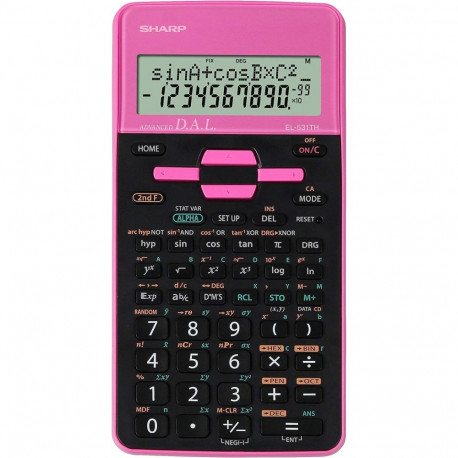 SHARP CALCULATOR SCIENTIFIC PINK SH-EL531THBPK