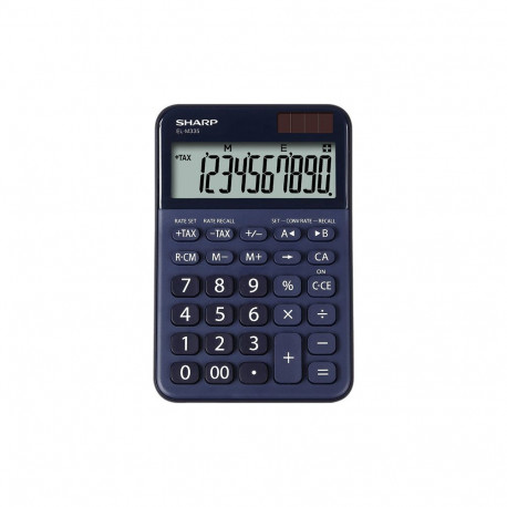 SHARP CALCULATOR DESKTOP 10D DUAL POWER EL-M335BBL