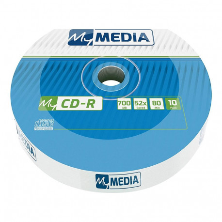 MyMEDIA by Verbatim CDR 700MB 52X 10PK Wrap 69204