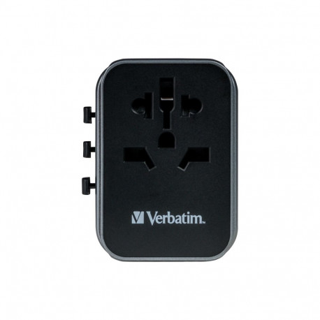 VERBATIM POWER TRAVEL ADAPTOR UTA-03 100-250V USB PD30W + QC18W 49545