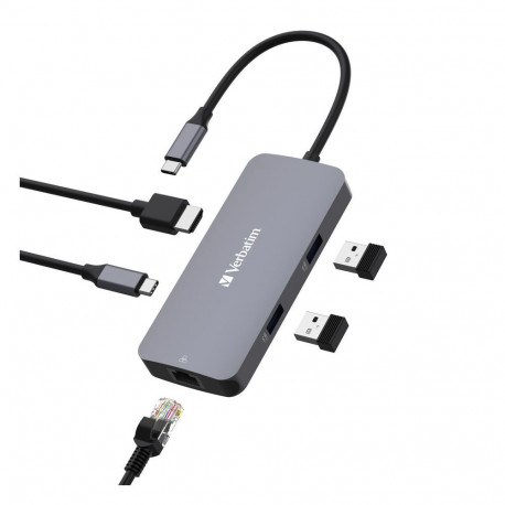 VERBATIM PROFESSIONAL HUB USB 3.2 5-PORT HDM 4K/60HZ GIGABIT ETHERNET 32150