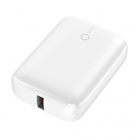 PLATINET POWER BANK 10000 mAh 20W PD/22,5 QC/ LI-ION EV-BATTERY 1400 Cycles WHITE [45935]