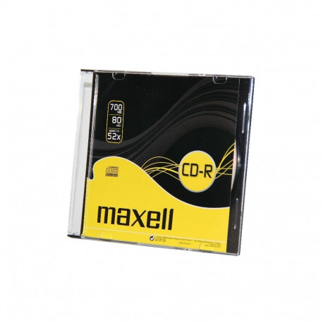 MAXELL CD-R 700MB 52X SLIM CASE*10 624003.40.CN