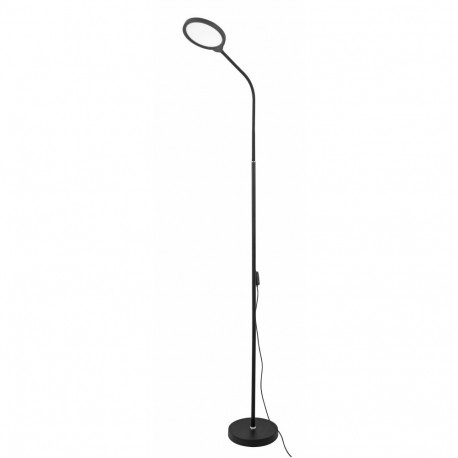 PLATINET 2IN1 DESK/FLOOR LAMP SCOPE 10W 87 LED 500 LM WITH ADAPTER BLACK [46026]