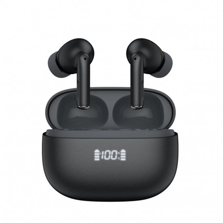 PLATINET TWS ANC ENC EARPHONES BLUETOOTH DISPLAY BLACK