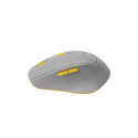 OMEGA MOUSE WIRELESS SILENT RECHARGEABLE TYPE C LIME GREY [46037]