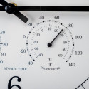 PLATINET TWINKLE ROUND WALL CLOCK silent hygrometer and thermometer [45959]