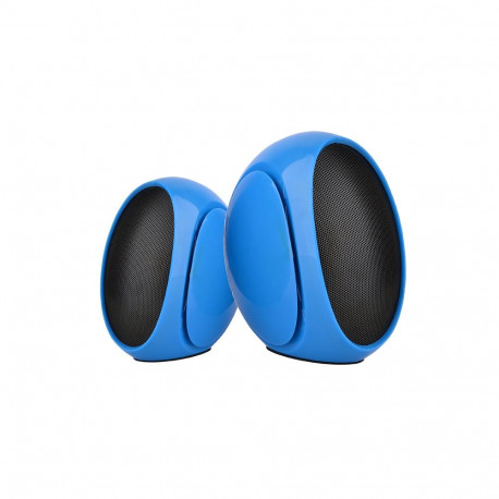 OMEGA SPEAKERS 2.0 OG-117B BLUE 3W RMS USB [42766]
