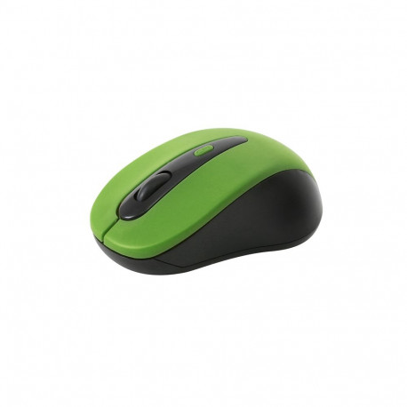 MOUSE OMEGA OM-416 WIRELESS 800-1200-1600DPI BLACK/GREEN [43165]