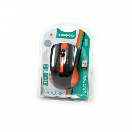 MOUSE OMEGA OM-419 WIRELESS 2,4GHz 1000DPI ORANGE USB