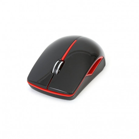 MOUSE PLATINET PM-417 WIRELESS 2,4GHz 1200DPI BLACK/RED NANO USB RECEIVER [43110]
