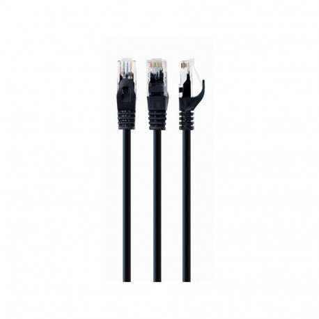 Gembird PATCH CABLE CAT6 UTP 5M/BLACK PP6U-5M/BK