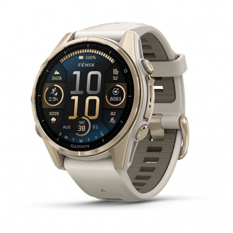 Spordikell Garmin Fenix 8 43 mm Sapphire, Soft Gold, Fog grey