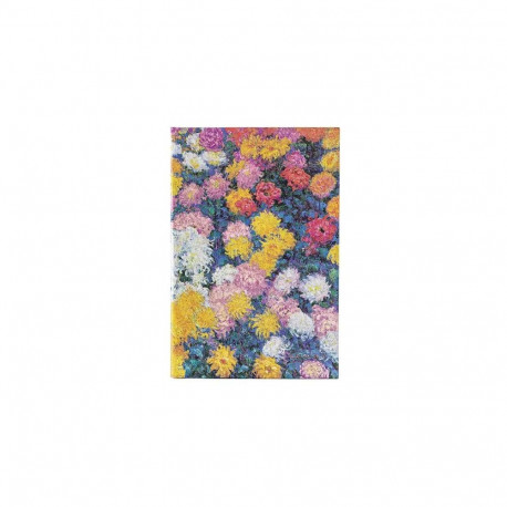 Märkmik Paperblanks Monet’s Chrysanthemums Midi  ilma joonteta / valgete lehtedega