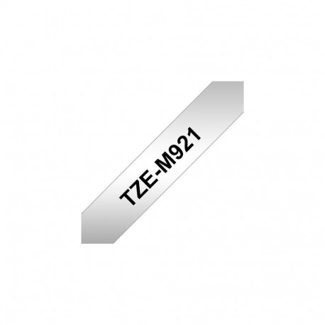 Brother TZE-M921 label-making tape Black on metallic