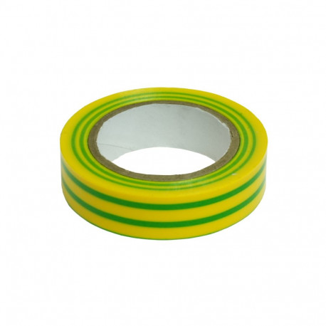 Taśma izolacyjna żółto- zielona pvc 19mm/20m