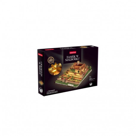 Puzzle 3d zamek w malborku led