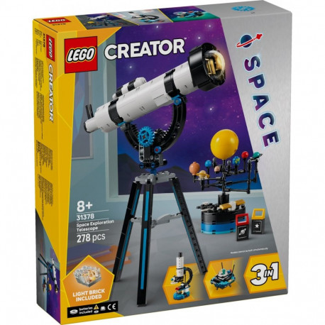 Klocki creator 31378 teleskop do odkrywania kosmosu