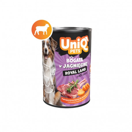 UniQ Pets Royal Lamb konserv koertele 375g