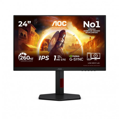 AOC G4 24G4ZR computer monitor 60.5 cm (23.8") 1920 x 1080 pixels Full HD LED Black, Red