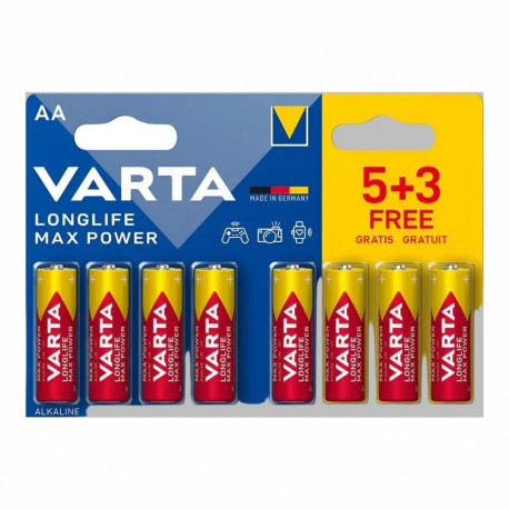 Batteries AA Varta LongLife Max Power 8pcs