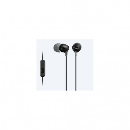 SONY kõrvasisesed kõrvaklapid MDR-EX15APB, mustad (veidi kahjustatud pakend)