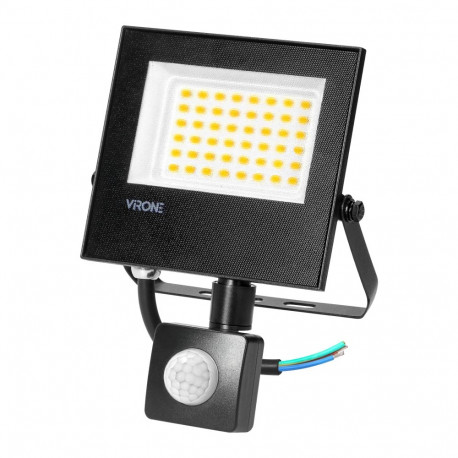 NIVALIS LED-prožektor PIR-anduriga 30W, 2400lm, IP44, 4000K