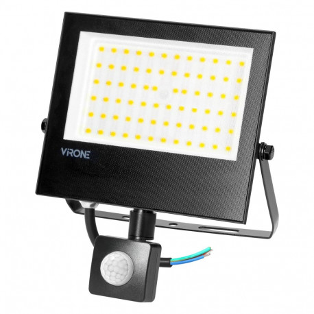 NIVALIS LED prožektor PIR-anduriga 50W, 4000lm, IP44, 4000K
