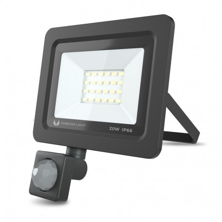 Naświetlacz led proxim ii 20w |6000k| pir ip66 forever light