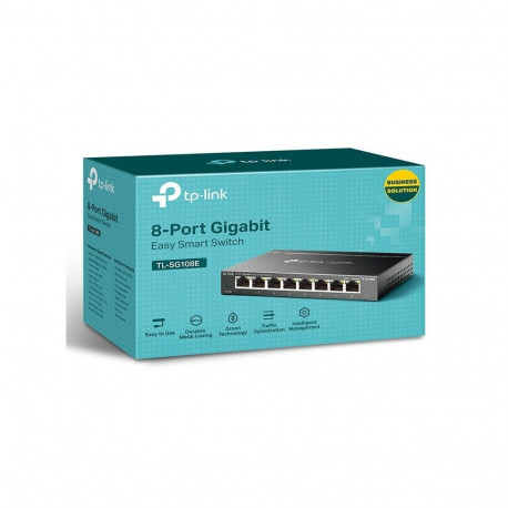 Switch - TP-Link TL-SG108E Black