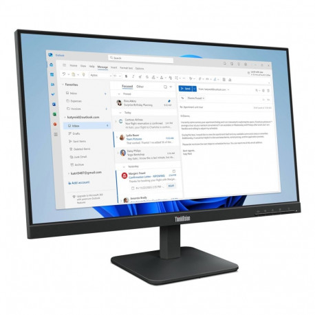 Monitor - Lenovo ThinkVision S24-4e 23.8" 100 Hz Full HD IPS HDMI VGA Raven Black