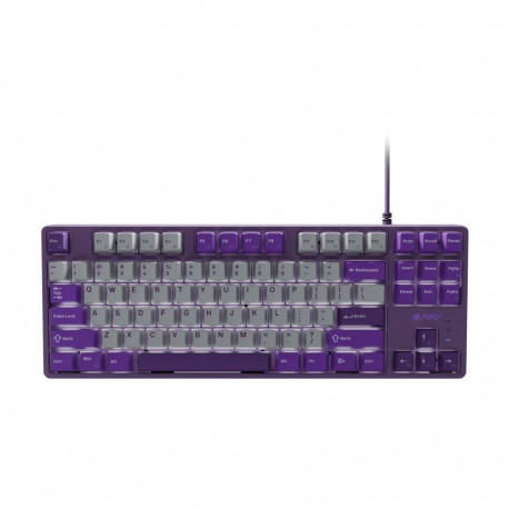 Fury | Kanabo K2 | Gaming Keyboard | Wired | US | Linear | Gray/Purple