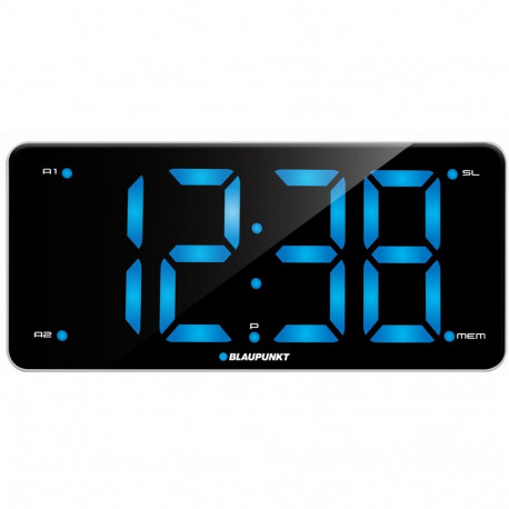 Blaupunkt äratuskell CR15WH digitaalne, must-valge