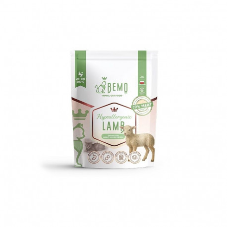 BEMO Cat Hypoallergenic Lamb - dry cat food - 500g