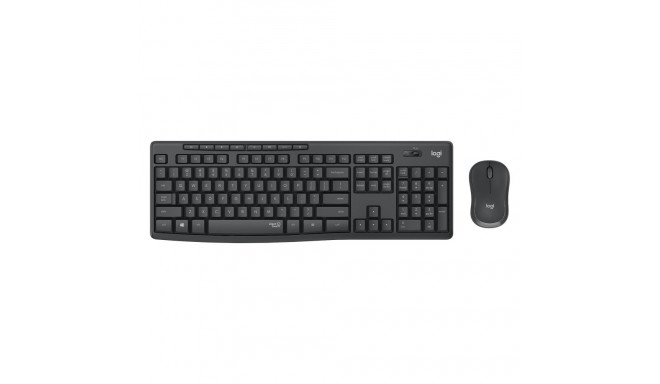 Logitech juhtmevaba klaviatuuri ja hiire komplekt MK295, vaikne