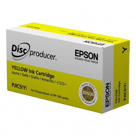 Epson Discproducer tindikassett PJIC7(Y) (MOQ=10), kollane