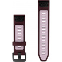 Garmin kellarihm QuickFit 20mm fenix 9 Pro, dark cherry/dust rose