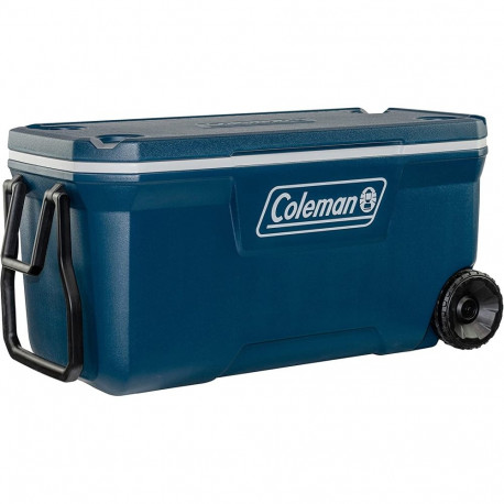 Coleman ratastel jahutuskast 100QT Xtreme, sinine/valge