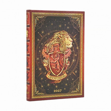 Raamatkalender 2027 Paperblanks Gryffindor Diary Mini nädal horisontaalne