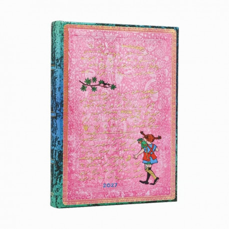 Raamatkalender 2027 Paperblanks Astrid Lindgren, Pippi Longstocking Midi päev
