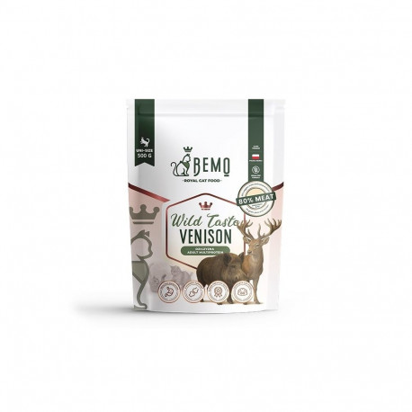 BEMO kuiv kassitoit Wild Taste, hirveliha 500g