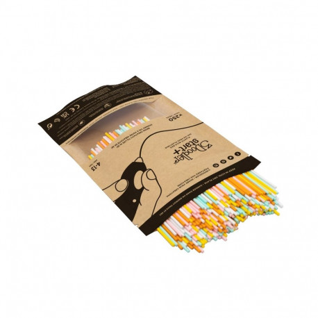 3Doodler Start ökoplast 250 Fire and Ice segupakk, komposteeruv, 1g, oranž, türkiissinine, valge, ko