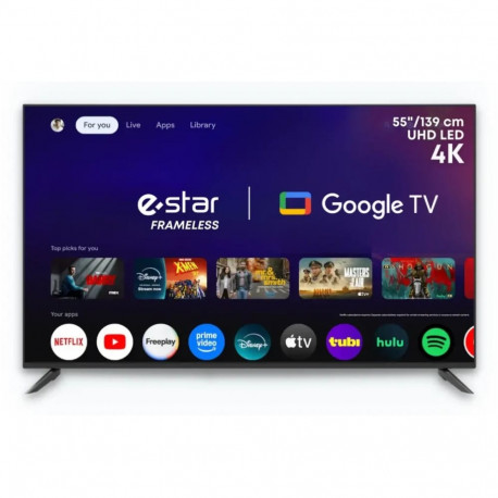 eSTAR 55A1T2 139.7 cm (55") 4K Ultra HD Smart TV Wi-Fi Black 250 cd/m²