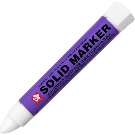 Industrial marker SAKURA Solid Marker white