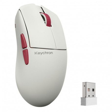 KEYCHRON G4 White Wireless Mouse