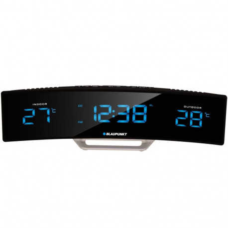 Clock Radio - Blaupunkt CR12BK Digital FM Black, Silver